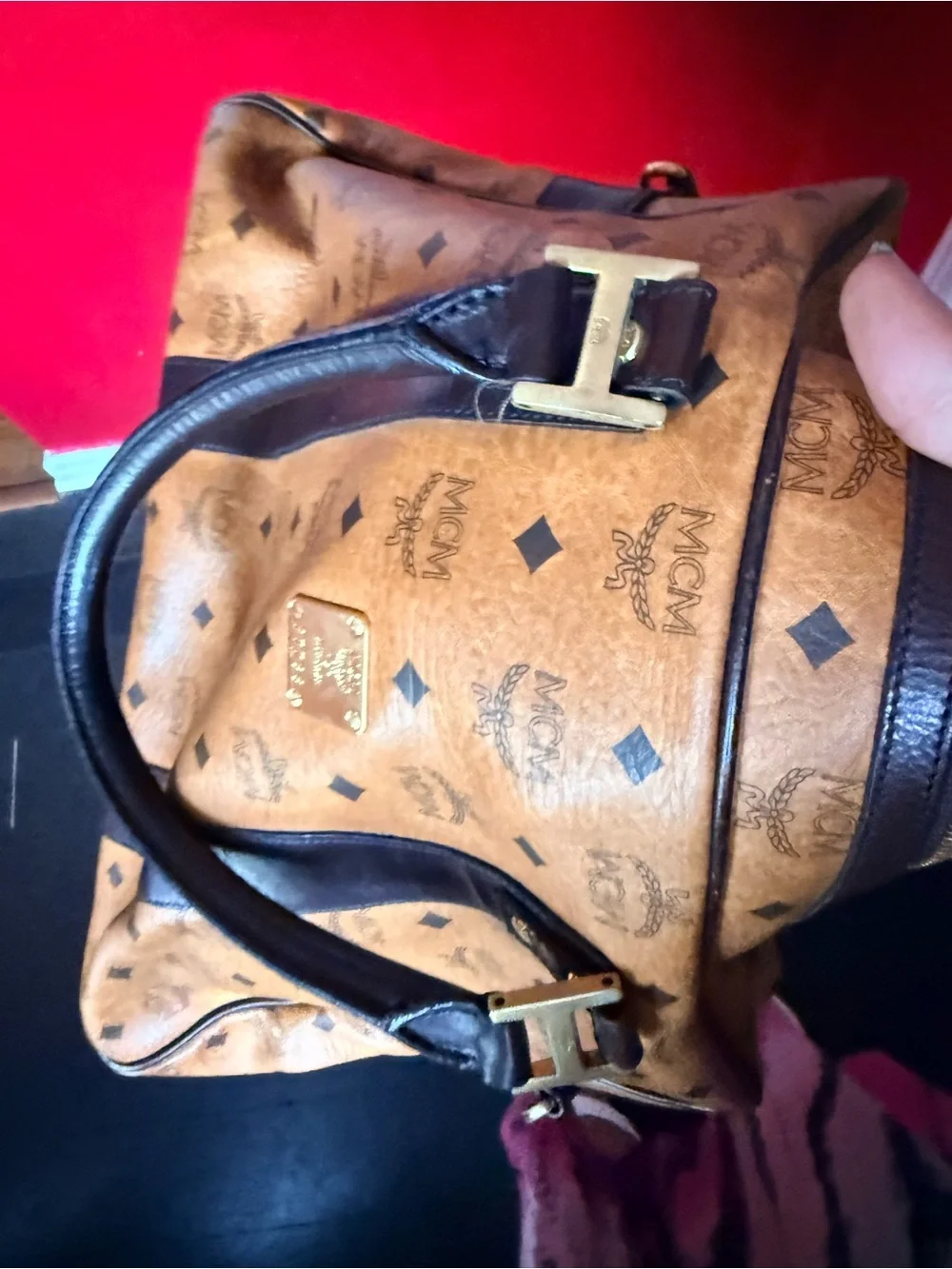 MCM laptop briefcase